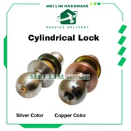 Cylindrical Lock NAWAKI/ Copper & Silver Colour