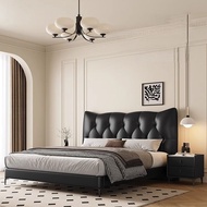 Homie เตียงนอน fabric bed Bedroom Furniture เตียงติดพื้น 5ฟุต 6ฟุต 1.5m 1.8m HM3006