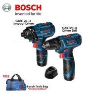 Bosch GDR 120-LI + GSR 120-LI Cordless Drill Combo Set