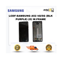 LCDF-SAMSUNG A52 4G/5G (BLK PURPLE) (O) W.FRAME/LCDF-SAMSUNG A52 4G/5G (HITAM UNGU) (O) DENGAN BINGK