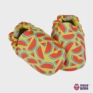 英國 POCONIDO 純手工柔軟嬰兒鞋 (清涼西瓜)6-12個月