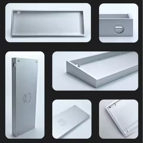 Plane60 V2 Customized Keyboard Case CNC Aluminum Shell ORing Magnetic Switch RAKKA60 ATLAS Hiney H60