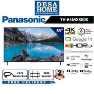 [FREE DELIVERY] PANASONIC TH-65MX800K 65” 4K HDR ANDROID SMART TV TH65MX800K [FREE HDMI CABLE & TV B