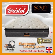 SOVN - BRISTOL INDIVIDUALLY POCKETED SPRING MATTRESS (FREE SHIPPING) HOTEL TILAM Back Care Spine 14.