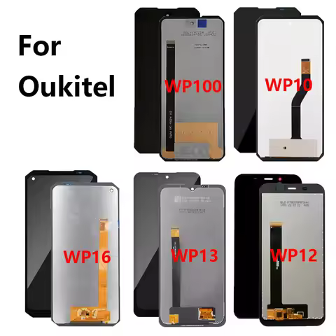 New LCD Screen Digitizer For Oukitel WP100 Titan WP10 WP12 Pro WP13 WP15 S WP16 Replacement