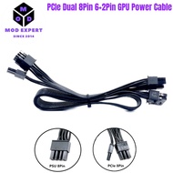 PCIe Dual 8Pin 6+2Pin GPU Power Cable for Corsair CX850M, CX750M, CX600M, CX500M, CX430M CX-M Bronze