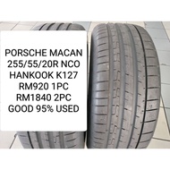 USED TARAY 255/55R20 NCO Porsche MACAN Suv 255/55/20 Hankook 2024Y )