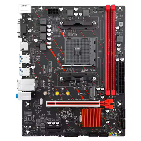 A520M-H motherboard CPU Combo AMD AM4 CPU supports Ryzen R5 5500/5600/5600GT R7 5700X dual channel D