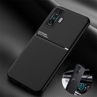 For Xiaomi poco F4 GT 5G Case Leather Magnetic Car Kickstand Holder Plate Phone Case For poco F4 GT 
