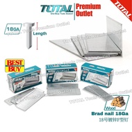 TOTAL Tools Brad nail 18Ga F30 F38 F40 nail Suitable for TAT83301-3, TAT83322-3, TAT81501 ~TAC918401