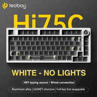 ◐ADMIRABLE◑ AULA LEOBOG Hi75C PRO Customized Mechanical Keyboard 81 Keys 2.4G/Bluetooth/Wired RBG A