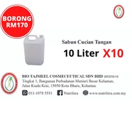 10PCS SANITIZER BORONG DIRECT KILANG (100% Bumiputera) Refill 10 Liter