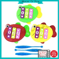 [Ready Stock]  Xylophone Piano 8 Notes Kids Musical Learning Wooden Xylophone Pretend Play Montessor