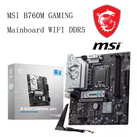MSI Mainboard B760M WIFI DDR5 Gaming Computer Motherboard Support CPU 14600KF/13600KF/12600KF(Intel 