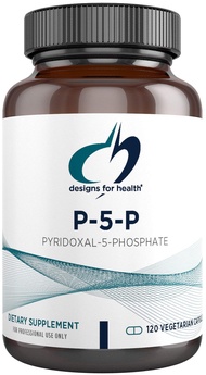 Designs for Health P-5-P - 50mg Vitamin B6 (P5P Pyridoxal-5-Phosphate) Supplement - Non-GMO, Vegan B