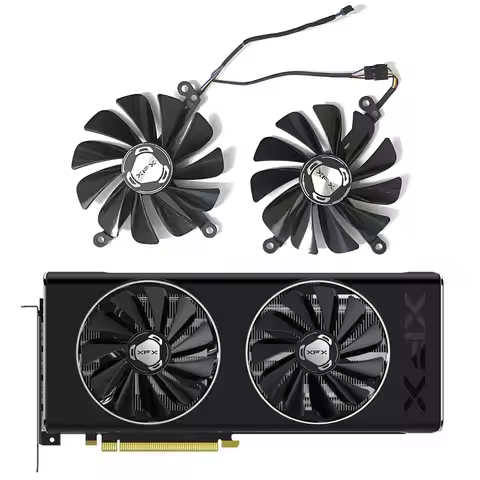 New Original RX5700 XT GPU Fan 4PIN 95MM CF1010U12S for XFX Radeon RX 5700 DD Ultra RX 5700XT THICC 