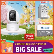 [ GENUINE TAPO COMBO] Super Economical Combo Tapo C222 4M WiFi Camera + L Stand + Lexar Memory Card 