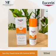 Eucerin Sun Protection SUN DRY TOUCH ACNE OIL CONTROL ยูเซอริน ซัน แอคเน่ ออยล์คอนโทร ครีมกันแดด ลดสิว ลดฝ้า SPF50 ขนาด 50 ML As the Picture One
