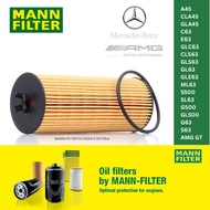 MANN-FILTER HU 6008 Z Oil Filter for Mercedes AMG A45 C63 E63 S63 CLA45 AMG GT GLA45 GLC63 GLE63 SLK