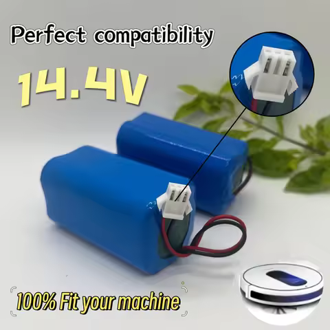 14.4V2600-4000mAh Li-ion Replacement Battery Compatible with Conga 990 1090 Tesvor X500 Ecovacs Deeb