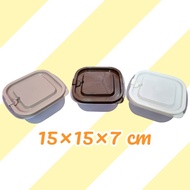 กระปุกพลาสติก กระปุกเล็ก กระปุก กล่องถนอมอาหาร มี3แบบ 3สี ให้เลือก