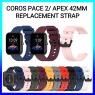 Coros Pace 2/ Apex 2/ Coros Apex 42mm Silicone Strap Coros Apex2/ Pace2 Replacement Band