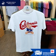 【COD】 BEVERLY HILLS POLO CLUB Men's Bear Printed Short Sleeve T-shirt