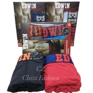 EDWIN MEN'S BOXER # EN9014 # 2 IN 1 TRUNK # SUPERFINE MICROFIBER # SELUAR DALAM LELAKI # 💯 ORIGINAL 
