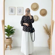 KEMEJA CIENA LATEST RAYON SHIRT JUMBO L XL BUSUI FRIENDLY/ BUSUI FRIENDLY BUTTON SHIRT/ MOTIF RAYON 