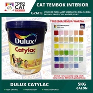 CAT TEMBOK INTERIOR DULUX CATYLAC PUTIH 1501 / 5KG GALON