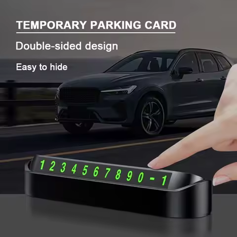 1Pcs For Mazda 2 3 5 6 323 626 CX5 CX-5 CX-7 CX-9 MX-5 ATENZA Car Temporary Stop Sign Parking Card T