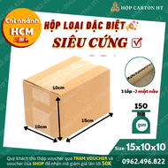 Combo 100 hộp carton đóng hàng 15x10x10 size nhỏ đựng phụ kiện mỹ phẩm giá gốc tận xưởng - Hộp Carto