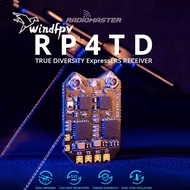 RadioMaster RP4TD ELRS 2.4G Point Collection Receiver Dual Antenna Drone Model Aircraft Fixed Wing