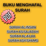LATIHAN  Pdf MENGHAFAL AL-QURAN DAN MENULIS SURAH AL-INSAN | AS-SAJADAH | ASY-SYAMS | AL-A'LAA