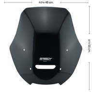 ชิลล์หน้า SPEEDY Forza750 หนา 4mm. บังไมล์ Forza 750