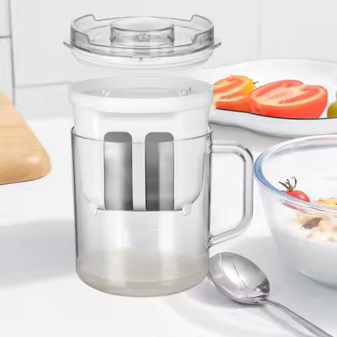 Multifunctional Greek Yogurt Strainer Portable Large Capacity Whey Separator Kitchen Tool for Health