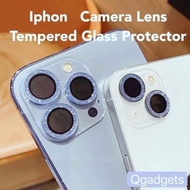 Iphon 13 13 Pro 13 Pro Max 12 Pro Max Shining Camera Glass Lens Protector Ring