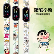 Suitable for Xiaomi Mi Band 8 Wristband Mi Band 9 Strap Mi Band 6/5 Strap Cute Cartoon Crayon Shin-C