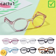 CACTU Toys Round Glasses, Doll Decoration Changing Clothes Doll Glasses, DIY Accessories 6.5cm Cute 