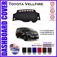 Dashboard Cover Toyota VellFire AH10/AH20/AH30 Anti Slip Thick High Quality