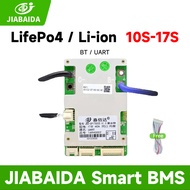 JiaBaiDa BMS LiFePo4 10S 13S 16S 17S 36V 48V 20A-120A Lithium Li-Ion Battery JBD Smart BMS BT UART