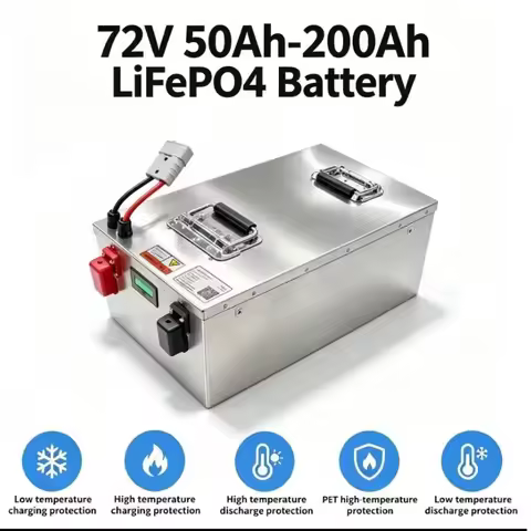 72V 50Ah 60AH 80AH 100AH 120AH 150Ah 200AH LifePo4 Lithium Battery, Golf Cart, Electric Vehicle+Char