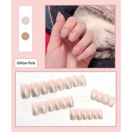 24Pcs Cartoon Pattern Fake Nails 24 Pcs Fake Nail Character Manicure Nail
