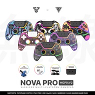 Fantech Gamepad Wireless Controller Anti-Drift Hall Effect NOVA Pro WGP14v2 For PS4 PC Android Bluet