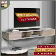 GO FOR HOME 5FT SIMPLE KABINET TV GANTUNG CONSOLE HANGING TV CABINET KABINET TV GANTUNG RUANG TAMU