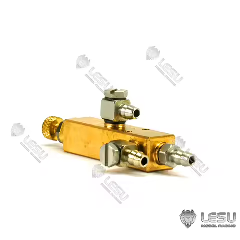 LESU Metal Relief Valve for 1/14 Hydraulic RC Dumper Truck Excavator Bulldozer Remote Control Tamiya