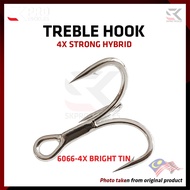 SKPRO TREBLE HOOK X4 STRONG 6066-4X BKK
