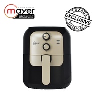 [LAZADA EXCLUSIVE] Mayer 5.5L Air fryer MMAF505 FREE Multi-Purpose Silicon Sponge /Upsize/ Healthier/ Bake/ Toaster/ Grill/ Timer/ Temperature Control/ Suit for 8-14pax/ 1 Year Warranty
