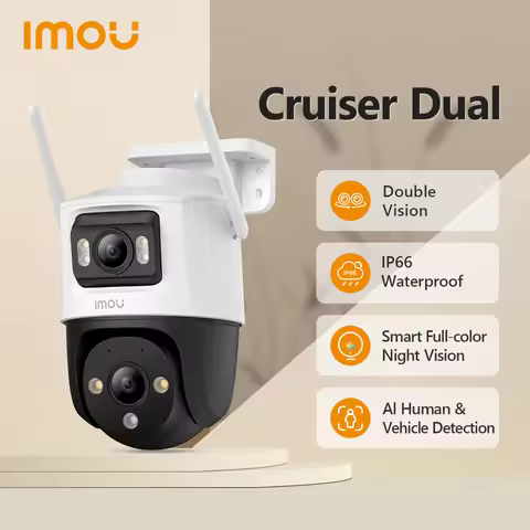 IMOU Cruiser Dual 10MP Dual Lens Outdoor PT Camera Home Security IP Camera AI Human & Vehicle Detect