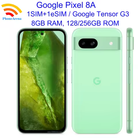 Google Pixel 8a 5G Pixel8A 6.1" OLED 8GB RAM 128/256GB ROM NFC Octa Core Google Tensor G3 Original U